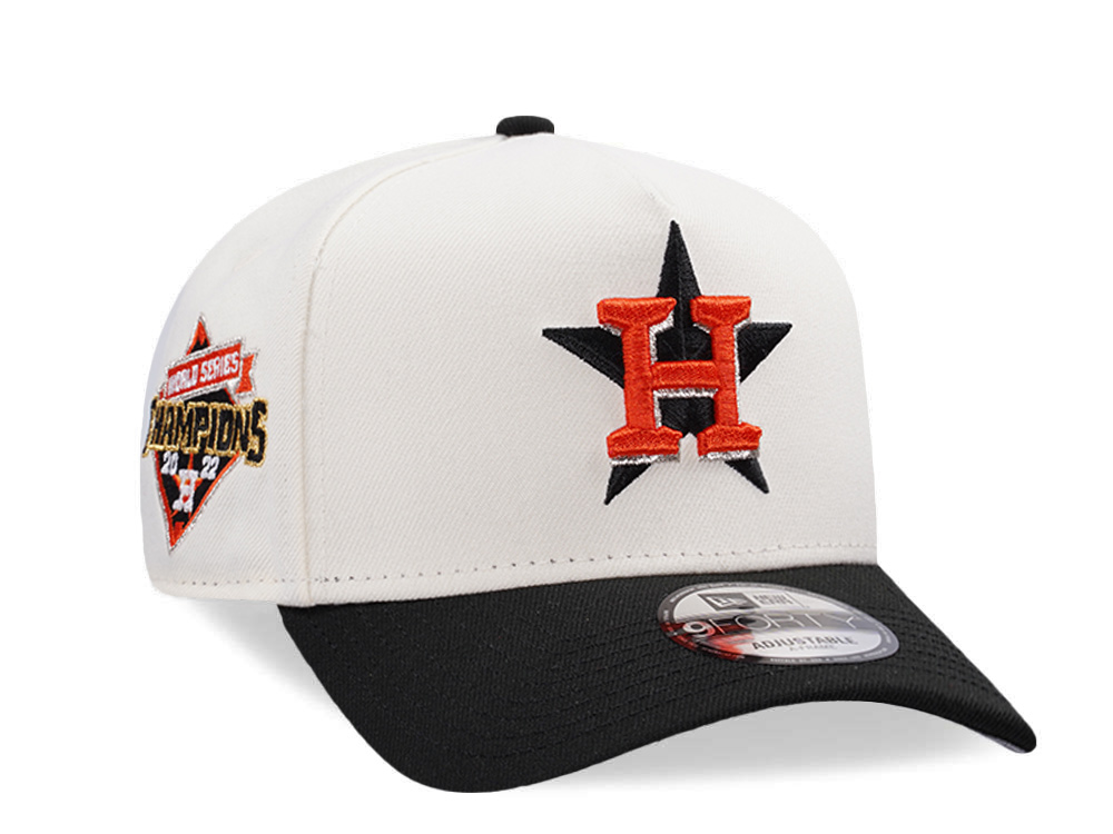 New Era Houston Astros World Series Champions Chrome Two Tone Edition 9Forty A Frame Snapback Gorra