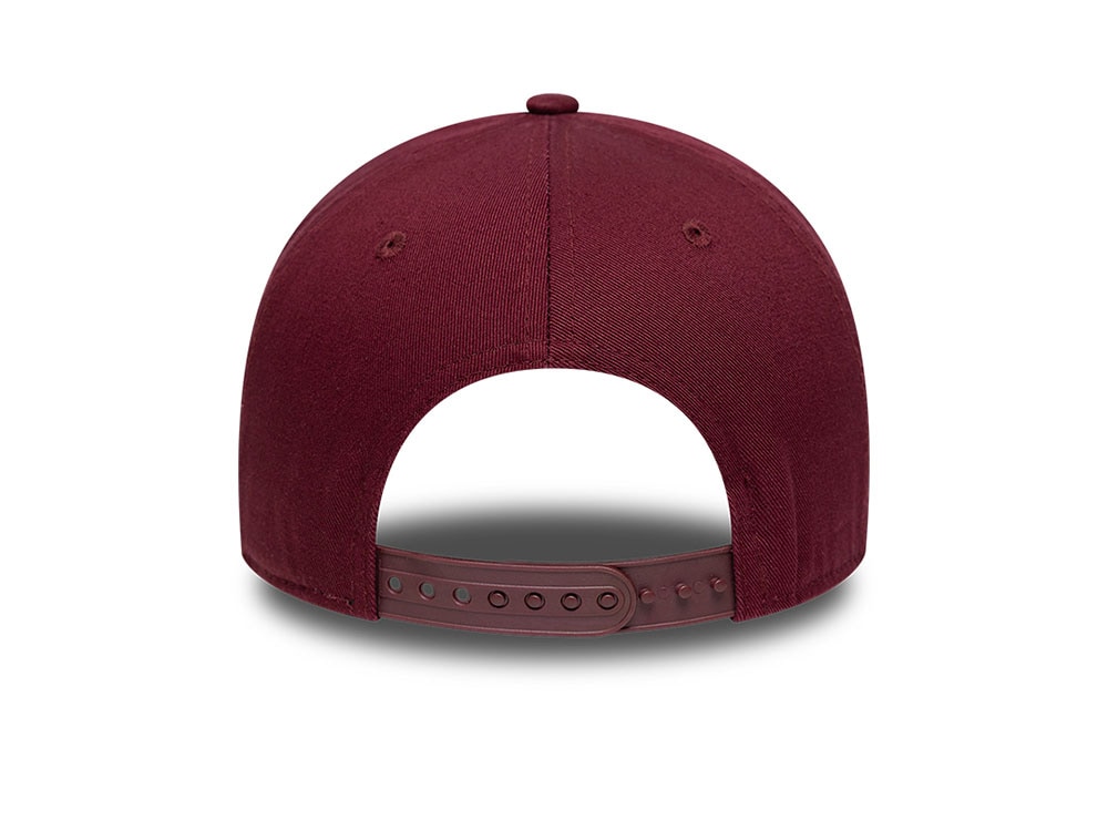 New Era Patch Washed Dark Red Edition 9Forty A Frame Snapback Gorra