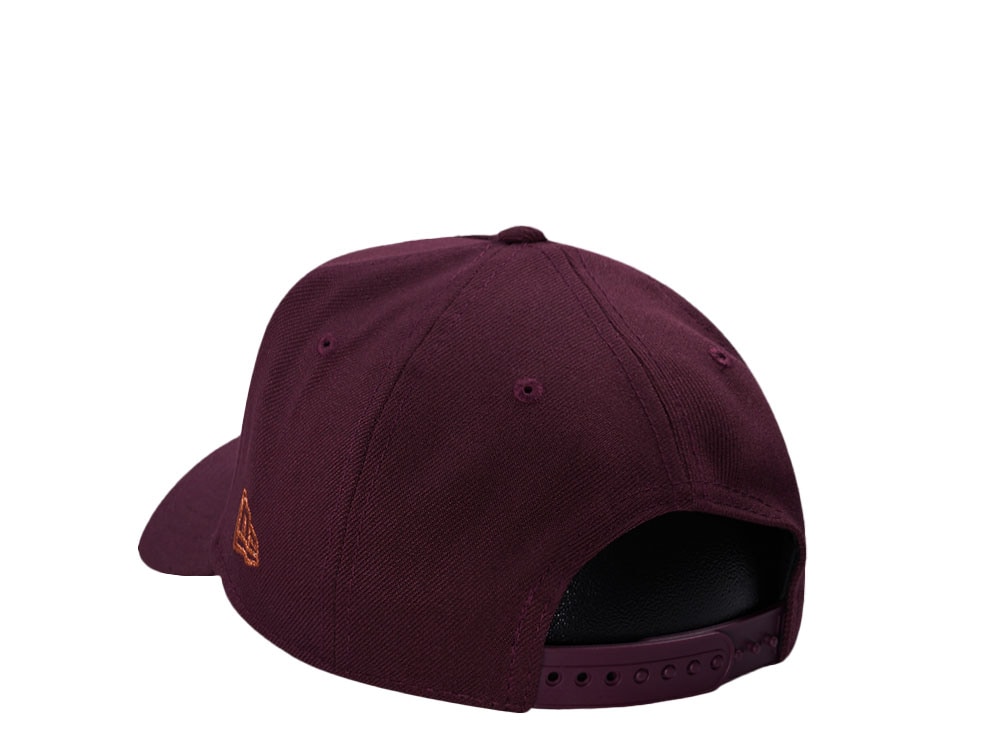 New Era Anaheim Ducks 30th Anniversary Maroon Prime Edition 9Forty A Frame Snapback Gorra