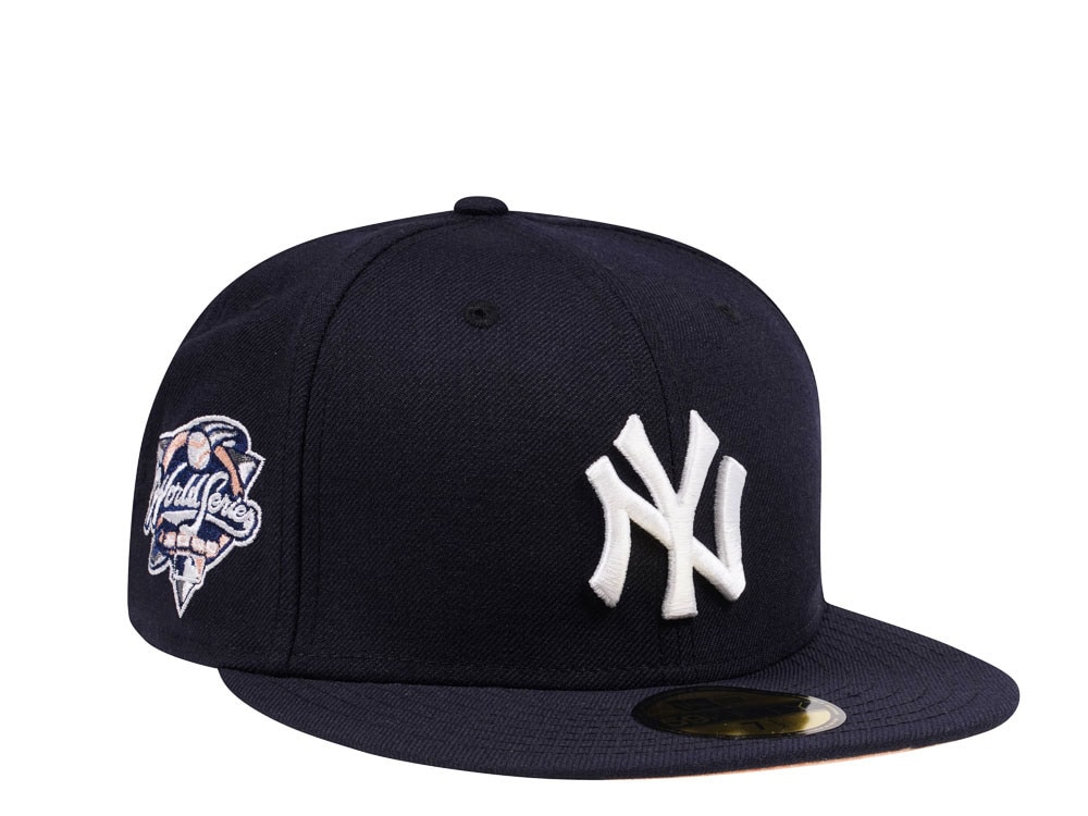New Era New York Yankees World Series 2000 Navy and Peach Edition 59Fifty Fitted Gorra