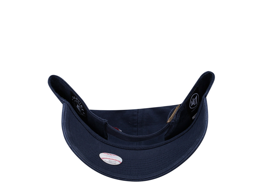47Brand Boston Red Sox Navy Clean up Strapback Gorra