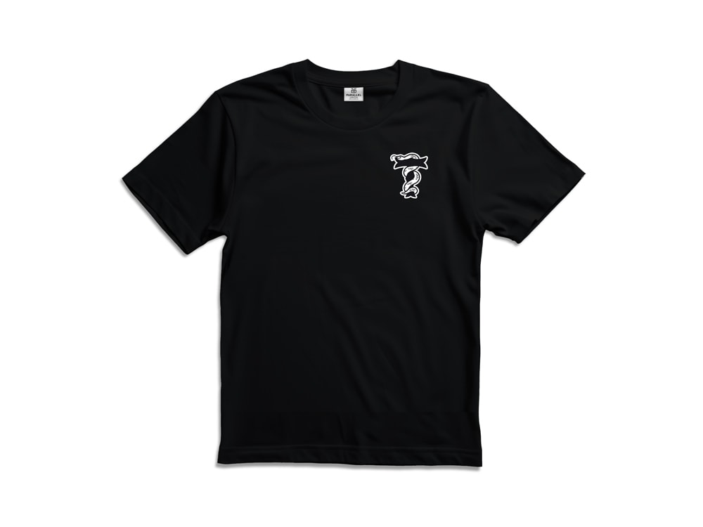 Family T-Shirt We Care about Caps Black Skull Oversize Edition