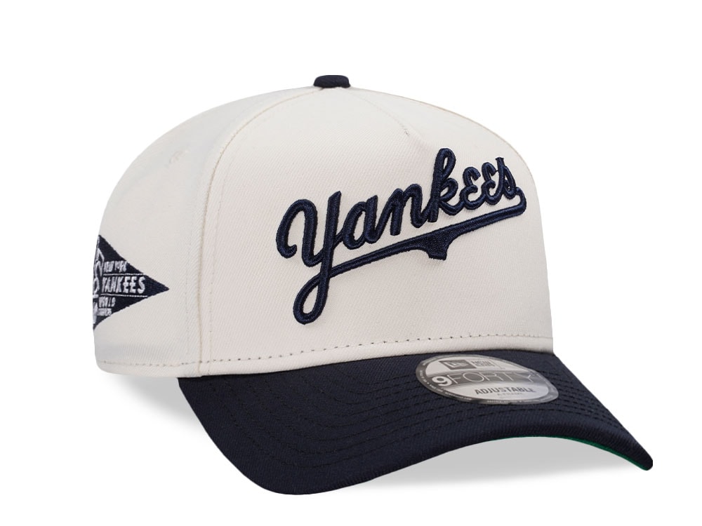 New Era New York Yankees World Series 1927 Chrome Two Tone Prime Edition 9Forty A Frame Snapback Gorra