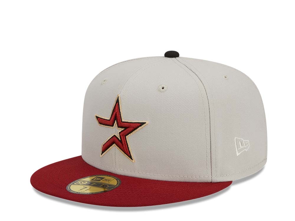 New Era Houston Astros Farm Team Stone Throwback Two Tone Edition 59Fifty Fitted Gorra