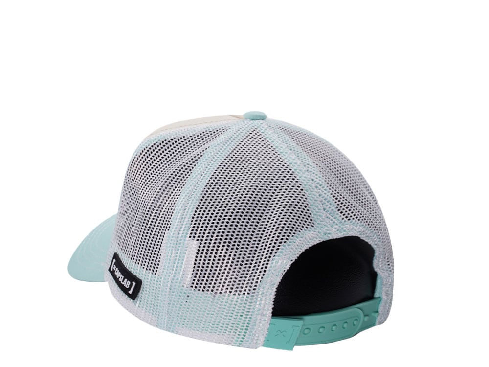 Capslab Tom and Jerry Beige Trucker Snapback Gorra