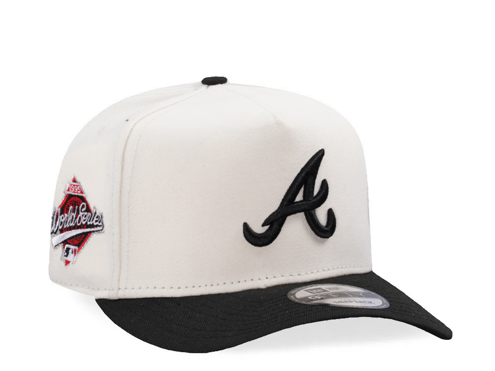 New Era Atlanta Braves World Series 1995 Chrome Two Tone Edition 9Fifty A Frame Snapback Gorra