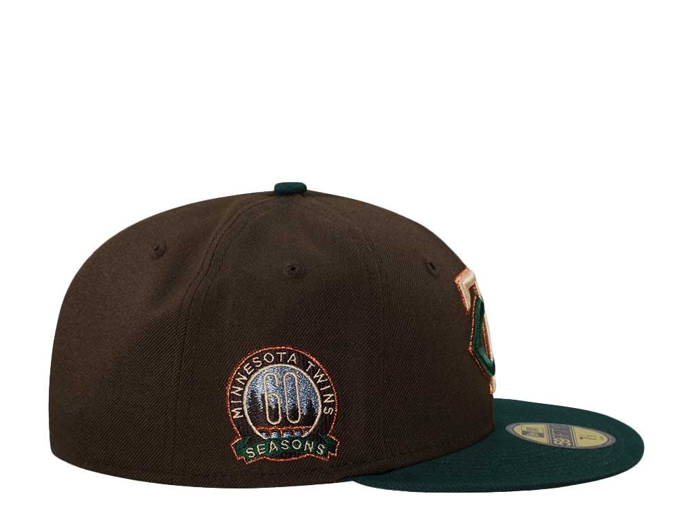 New Era Minnesota Twins 60 Season Forest Two Tone Edition 59Fifty Fitted Gorra