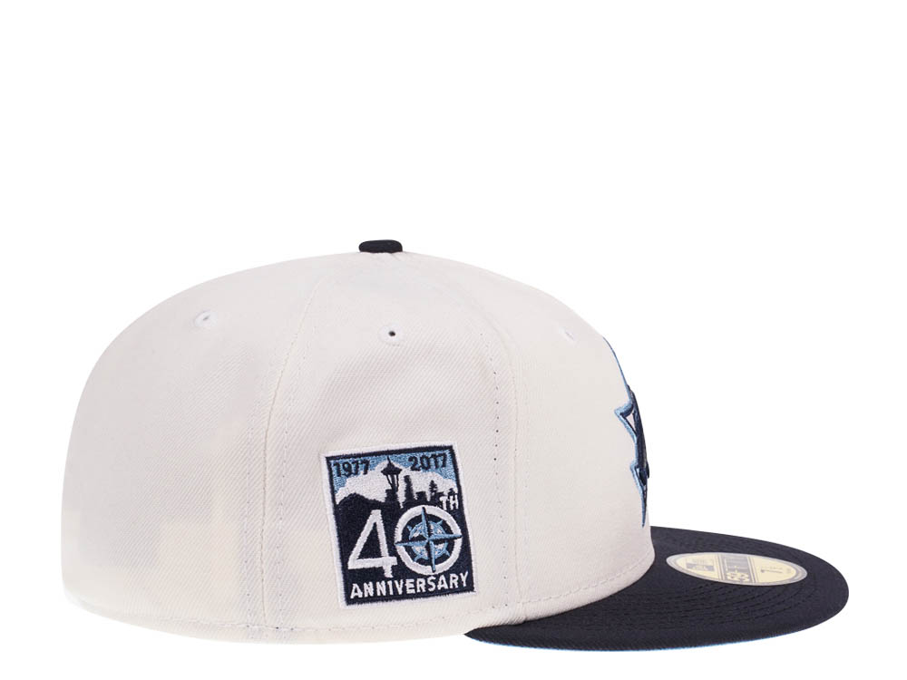 New Era Seattle Mariners 40th Anniversary Chrome Navy Prime Edition 59Fifty Fitted Gorra