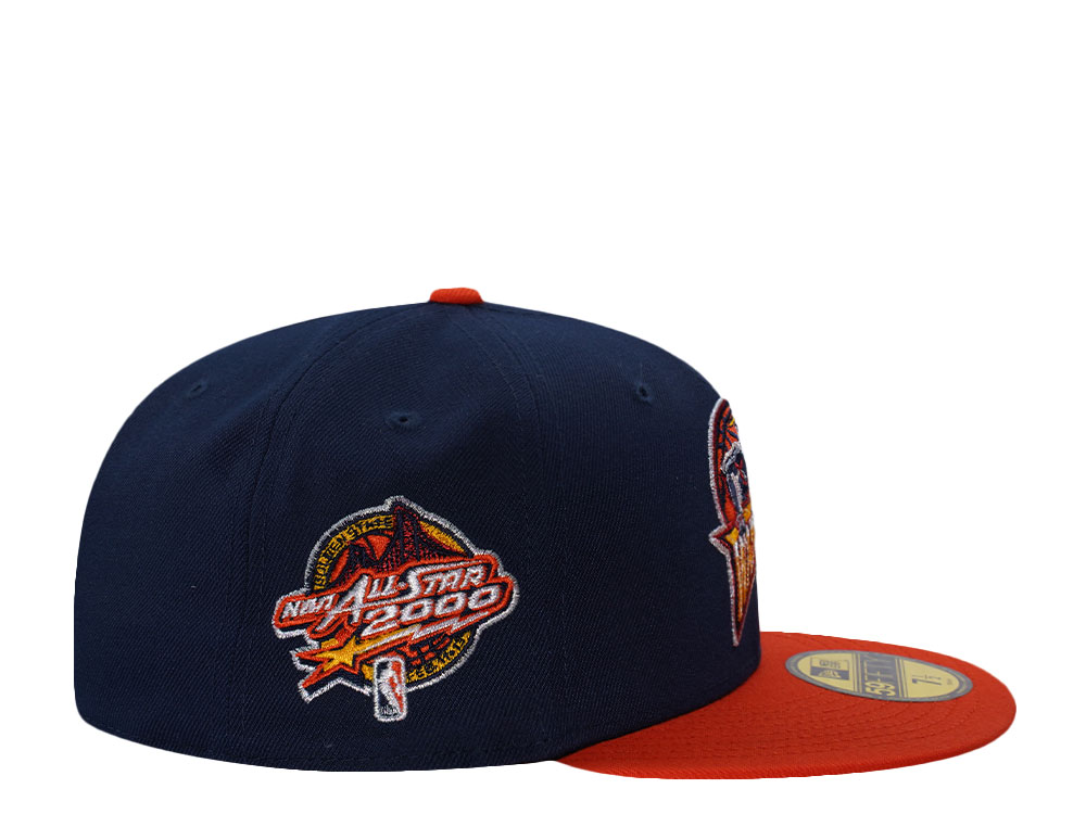 New Era Golden State Warriors All Star Game 2000 Ocean Blue Two Tone Edition 59Fifty Fitted Gorra