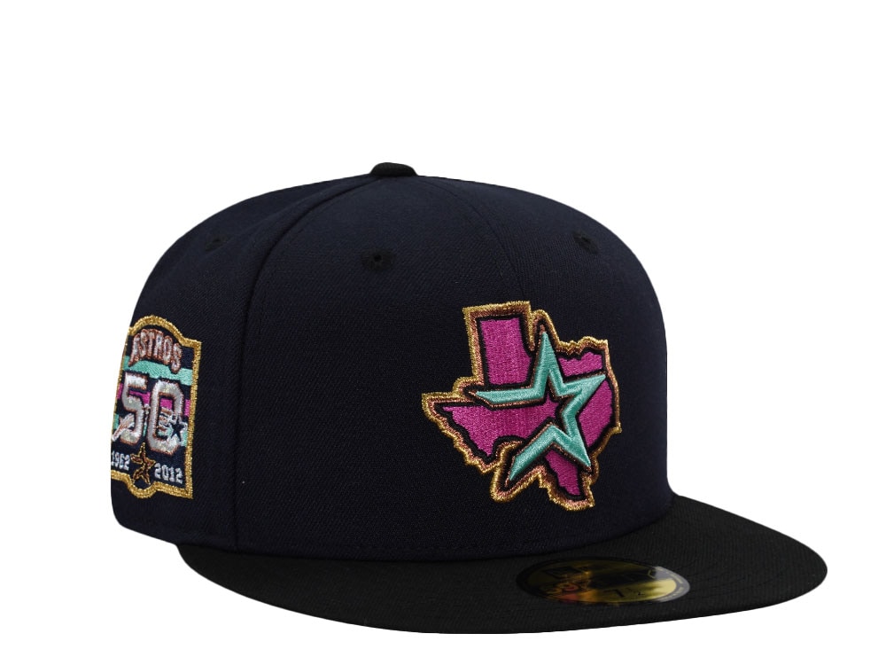 New Era Houston Astros 50th Anniversary Navy Two Tone Edition 59Fifty Fitted Gorra