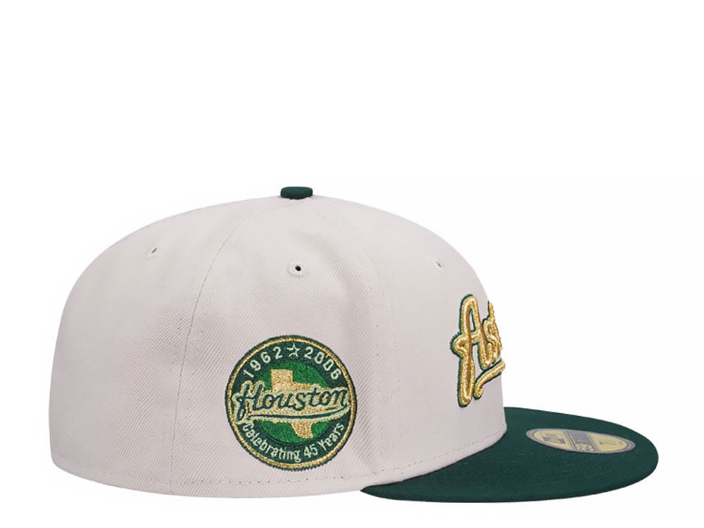 New Era Houston Astros 45th Anniversary Stone Gold Two Tone Edition 59Fifty Fitted Gorra