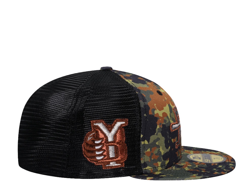 New Era Yakima Bears Flecktarn Trucker Edition 59Fifty Fitted Gorra