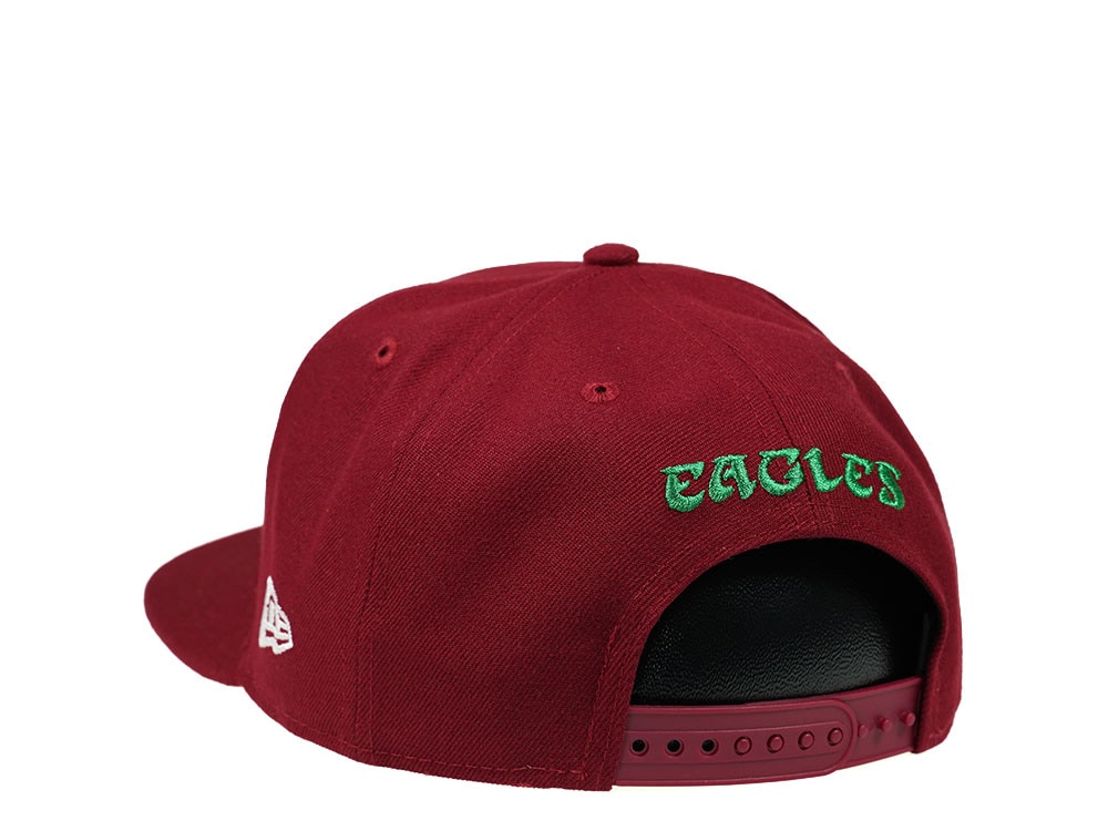 New Era Philadelphia Eagles Red Throwback Edition 9Fifty Snapback Gorra