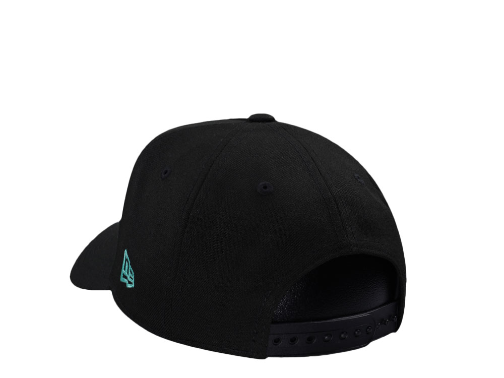 New Era Boston Red Sox 90th Anniversary Mint Black Prime Edition 9Forty A Frame Snapback Gorra