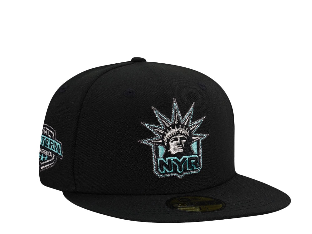New Era New York Rangers Black Tiffany Prime Edition 59Fifty Fitted Gorra