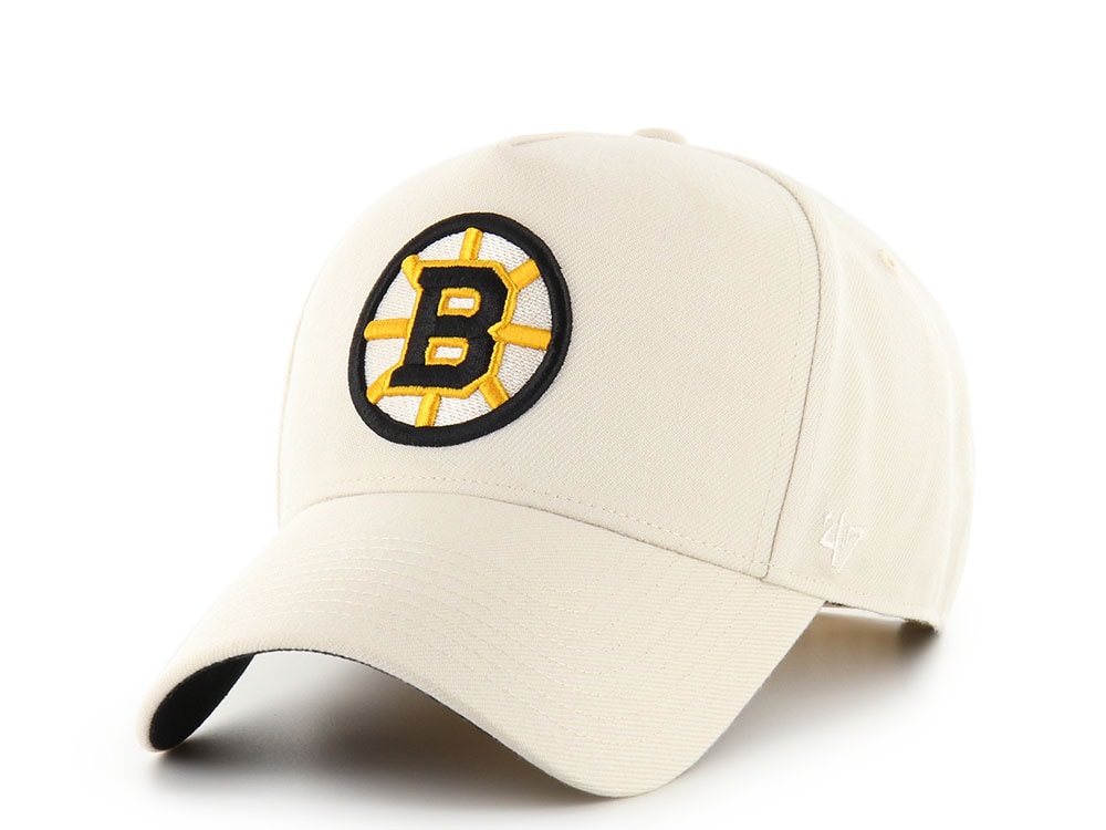47 Brand Boston Bruins Ballpark White Offside Snapback Gorra