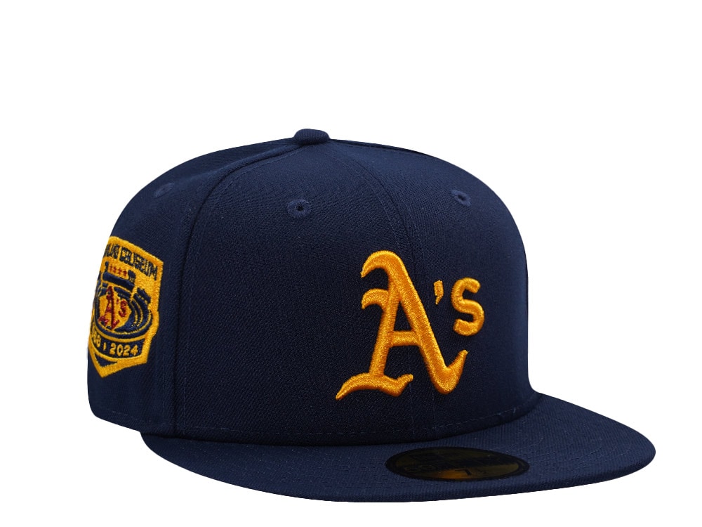 New Era Oakland Athletics Oakland Coliseum Ocean Blue Prime Edition 59Fifty Fitted Gorra