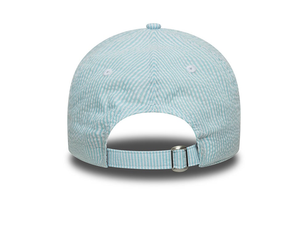 New Era Los Angeles Dodgers Seersucker Light Blue 9Twenty Strapback Gorra