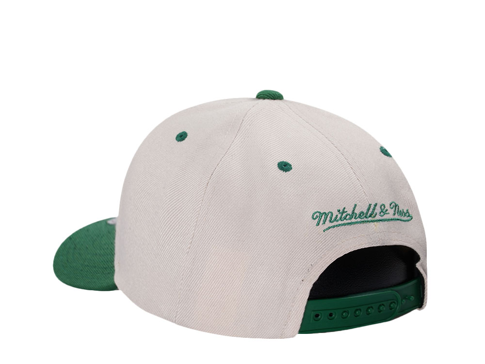 Mitchell & Ness Milwaukee Bucks Chrome Two Tone Pro Crown Fit Snapback Gorra