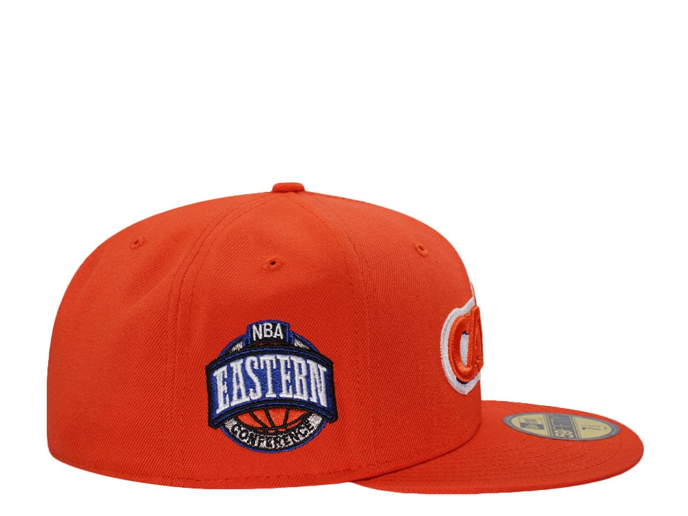 New Era Cleveland Cavaliers Eastern Conference Orange Throwback Edition 59Fifty Fitted Gorra