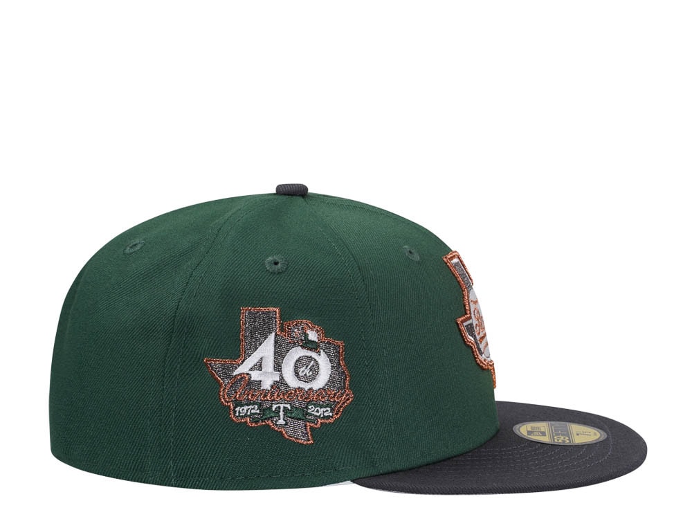 New Era Texas Rangers 40th Anniversary Pine Copper Two Tone Edition 59Fifty Fitted Gorra
