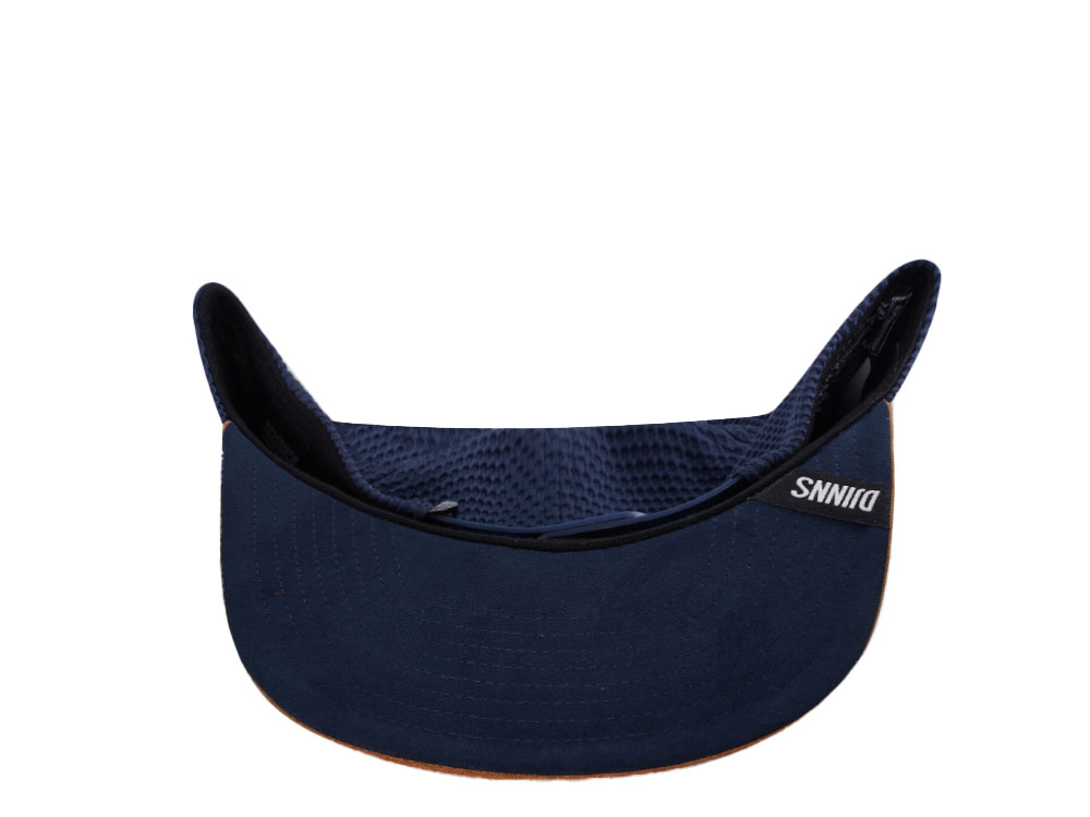 Djinns Honey Knit Navy 6 Panel Snapback Gorra