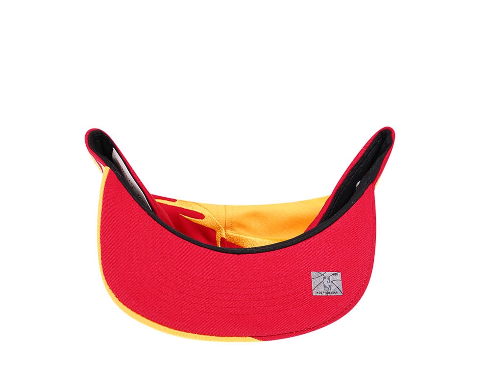 Mitchell & Ness Atlanta Hawks NBA Spiral Deadstock Hardwood Classic Snapback Gorra