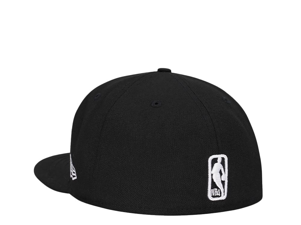 New Era Chicago Bulls Black White Detail Edition 59Fifty Fitted Gorra