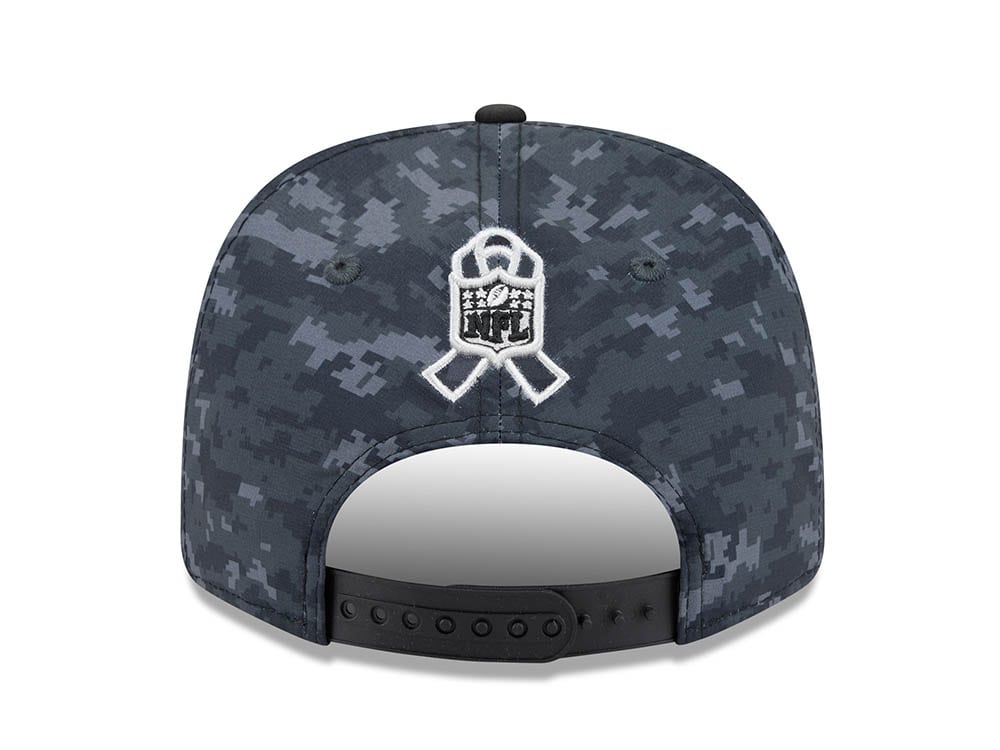 New Era Las Vegas Raiders NFL Salute to Service 2026 Digi Camo Black 9Seventy Stretch Snapback Gorra