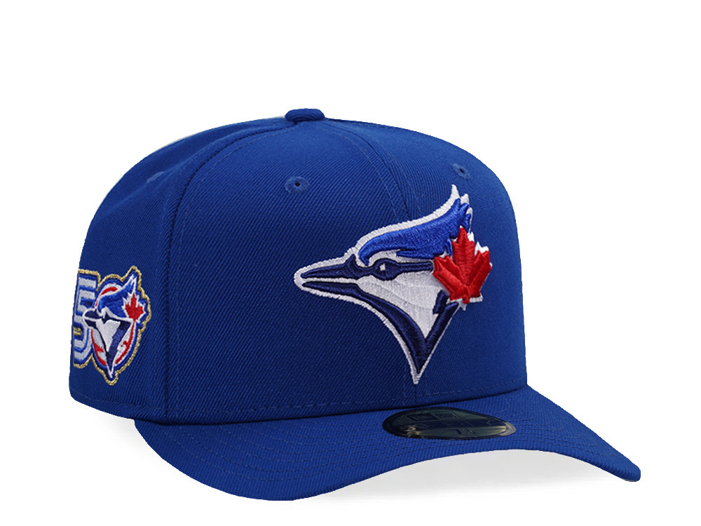 New Era Toronto Blue Jays 50th Anniversary Royal Blue Prime Edition 59Fifty Pre Curved Fitted Gorra