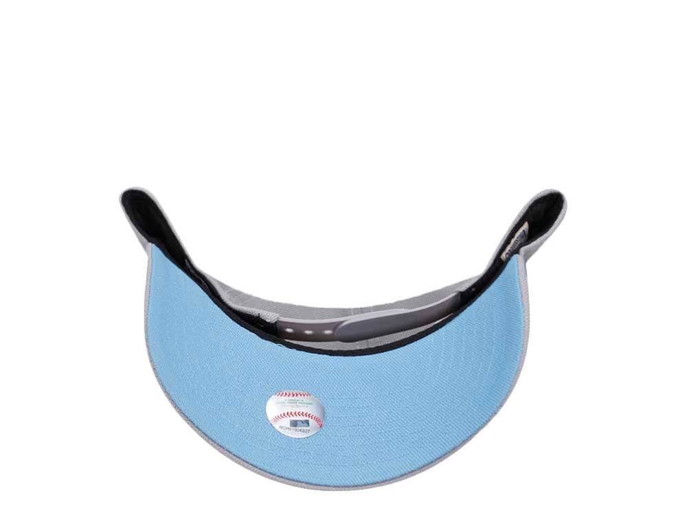 New Era Texas Rangers 40th Anniversary Gray Blue Edition 9Forty A Frame Snapback Gorra