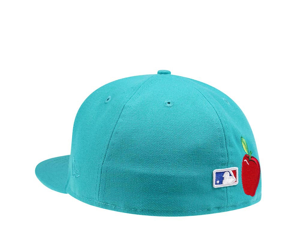 New Era New York Yankees NYC Icons Teal and Pink Edition 59Fifty Fitted Gorra