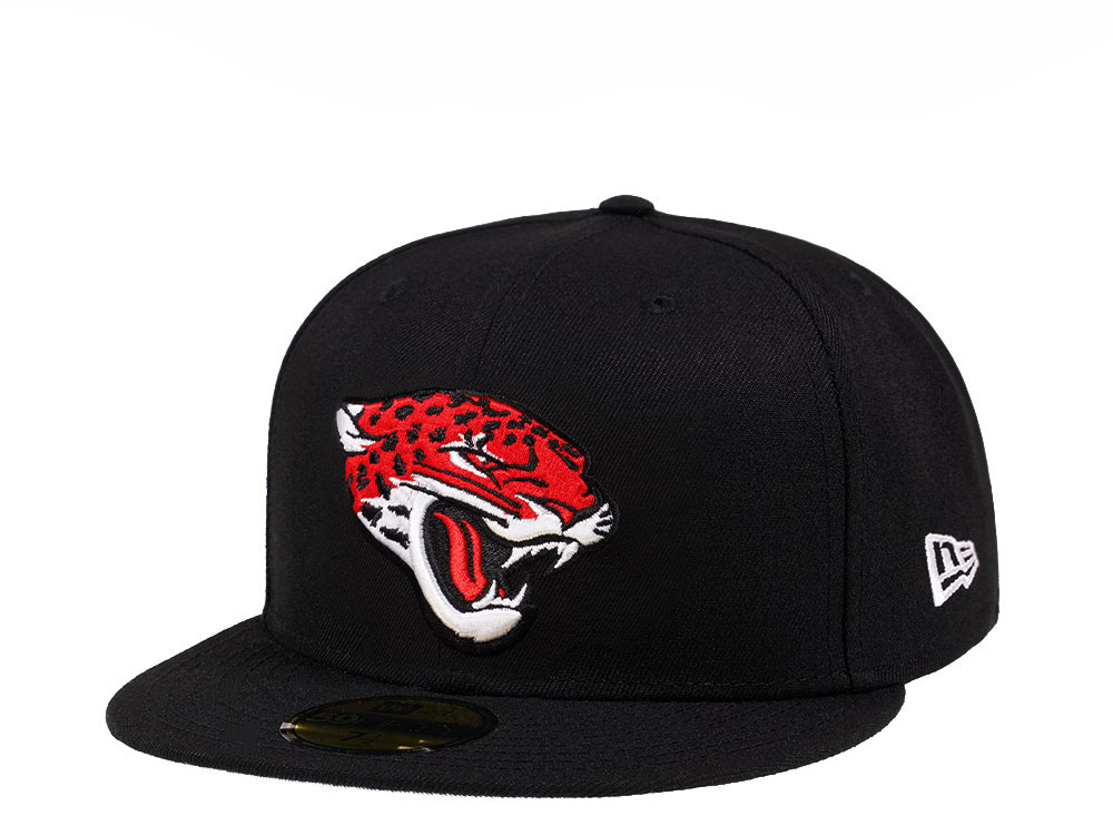 New Era Jacksonville Jaguars Black Crimson Collection 59Fifty Fitted Gorra