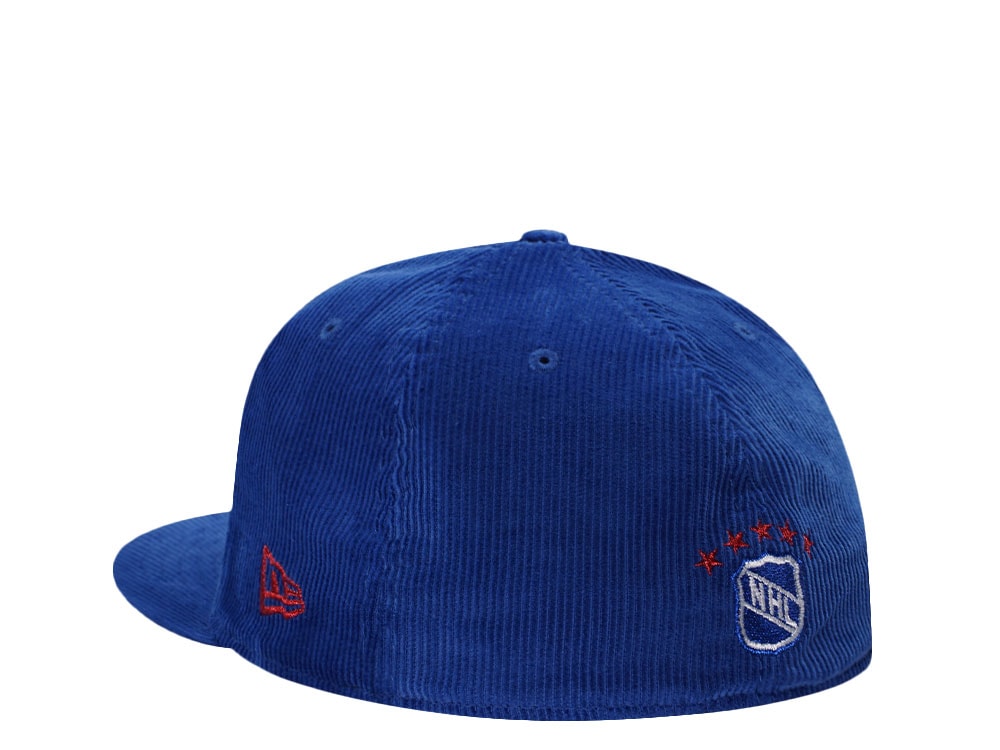 New Era Winnipeg Jets Heritage Classic Blue Corduroy Throwback Edition 59Fifty Fitted Gorra