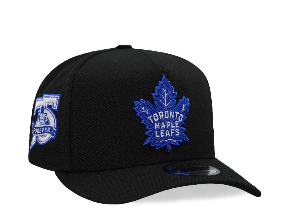 New Era Toronto Maple Leafs 75 Years Black 9Fifty A Frame Snapback Gorra