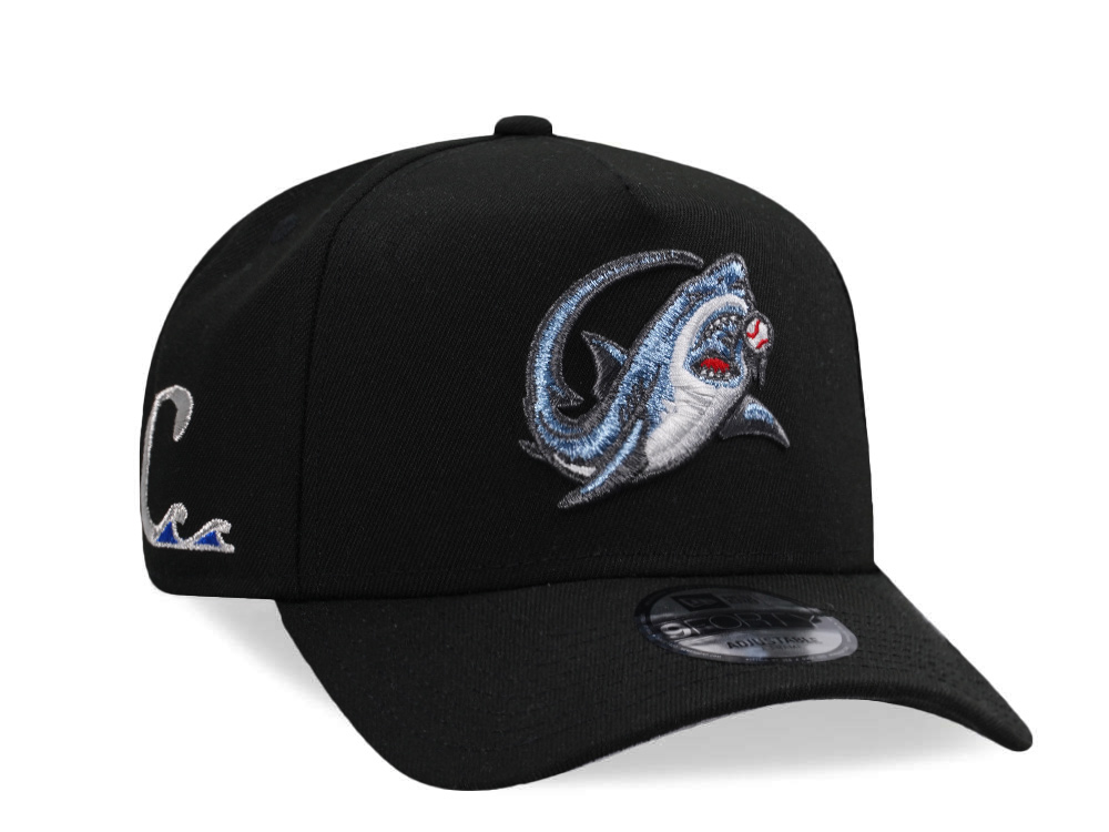 New Era Clearwater Threshers Black Prime Edition 9Forty A Frame Snapback Gorra
