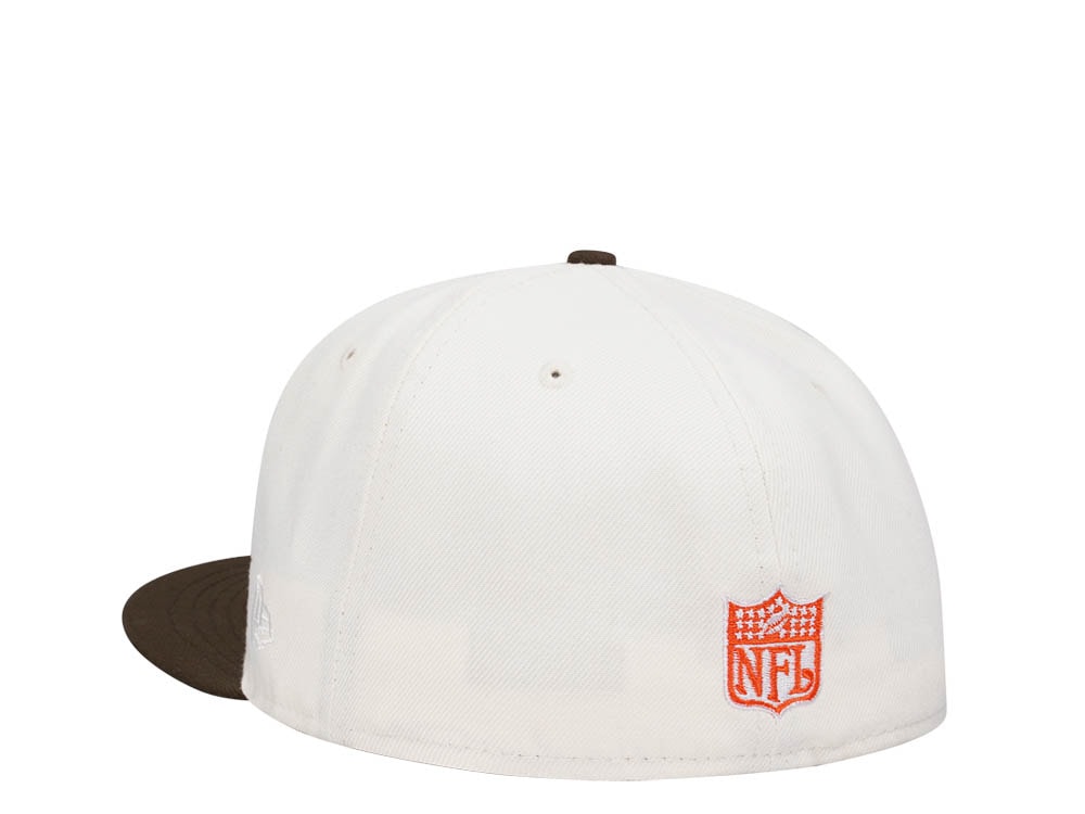 New Era Cleveland Browns 4-Time NFL Champions Chrome Two Tone Edition 59Fifty Fitted Gorra