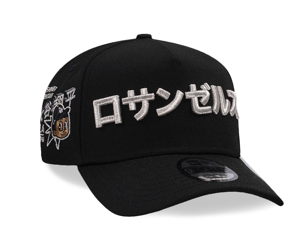 New Era Los Angeles Dodgers Ohtani Silver Black Prime Edition 9Forty A Frame Snapback Gorra