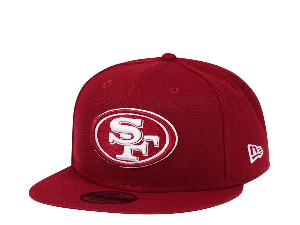 New Era San Francisco 49ers Smooth Red Edition 9Fifty Snapback Gorra