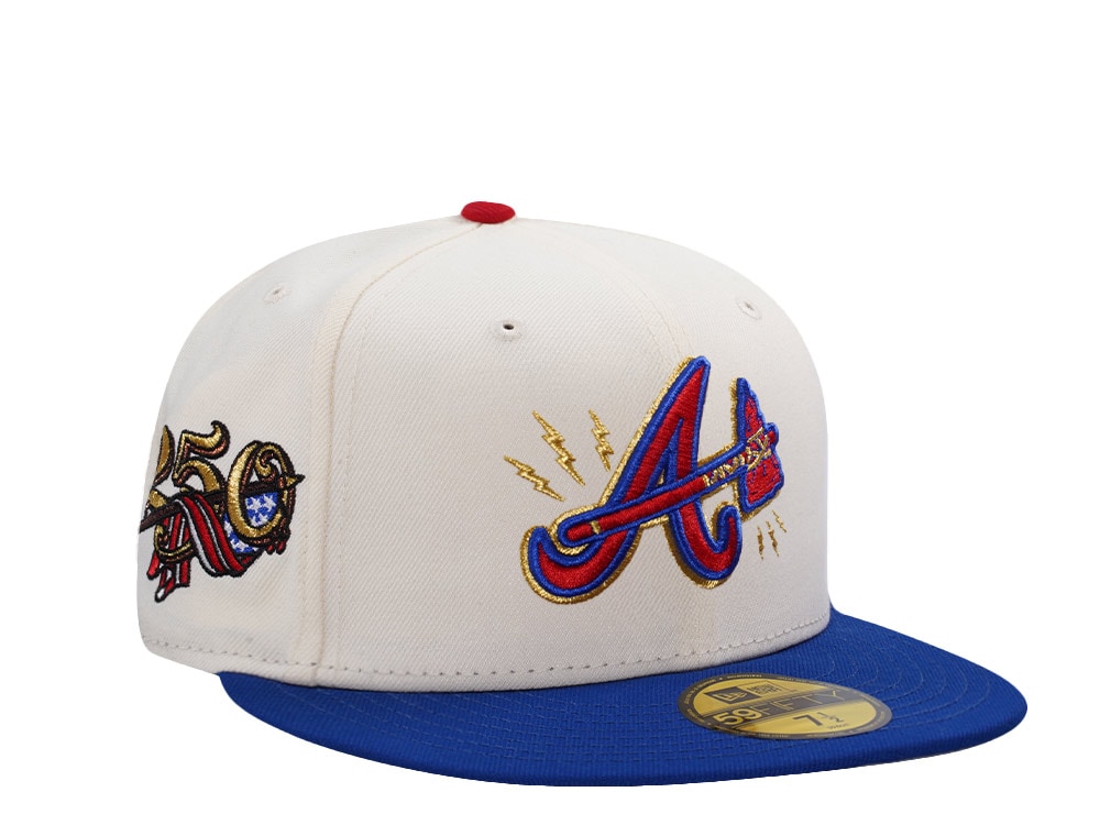 New Era Atlanta Braves 250th Anniversary Chrome Two Tone Edition 59Fifty Fitted Gorra