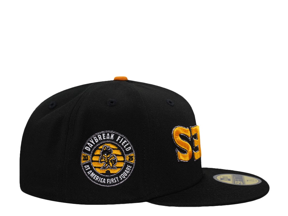New Era Salt Lake Bees Black Prime Edition 59Fifty Fitted Gorra