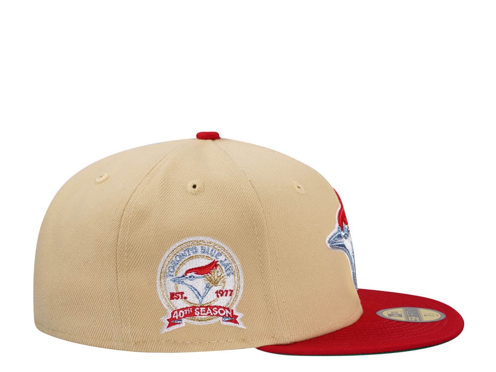 New Era Toronto Blue Jays 40th Anniversary Vegas Throwback Two Tone Edition 59Fifty Fitted Gorra