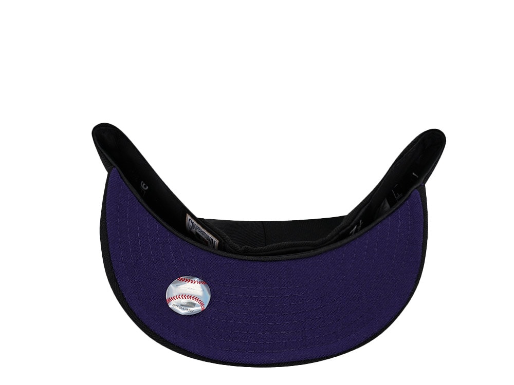 New Era Arizona Diamondbacks World Series 2001 Black and Purple Edition 59Fifty Fitted Gorra