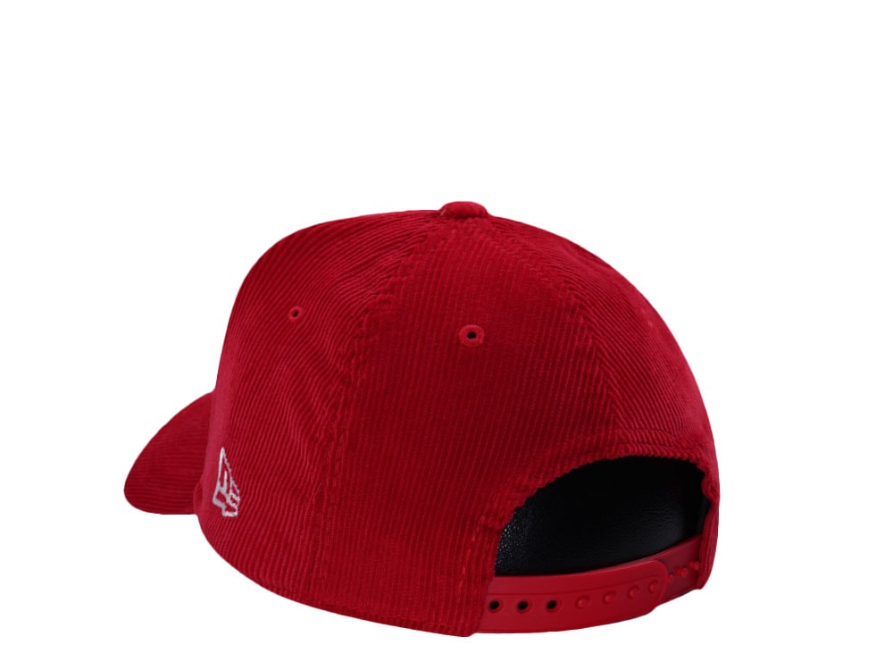 New Era St. Louis Cardinals World Series 2011 Red Corduroy Prime Edition 9Forty A Frame Snapback Gorra