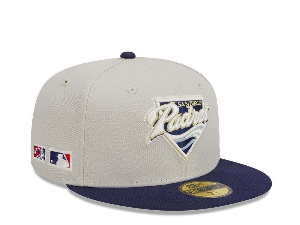 New Era San Diego Padres Farm Team Stone Throwback Two Tone Edition 59Fifty Fitted Gorra