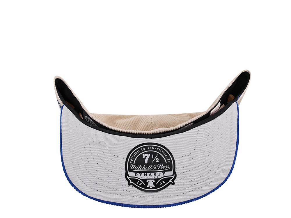 Mitchell & Ness Toronto Maple Leafs 75th Anniversary Two Tone Cord Edition Dynasty Fitted Gorra