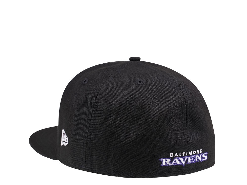 New Era Baltimore Ravens Alternate Logo Black Edition 59Fifty Fitted Gorra
