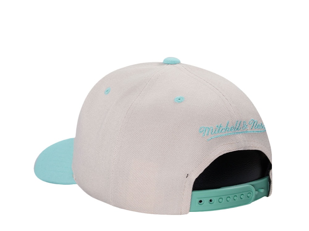 Mitchell & Ness Seattle Kraken Chrome Two Tone Pro Crown Fit Snapback Gorra