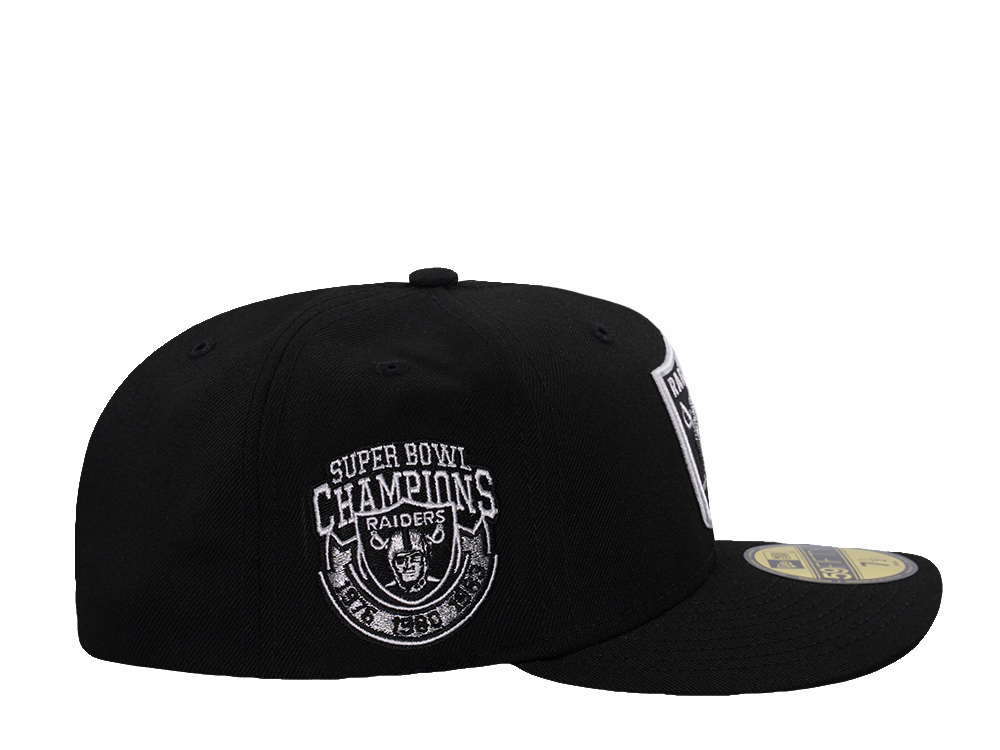 New Era Las Vegas Raiders Champions Black Prime Edition 59Fifty Pre Curved Fitted Gorra
