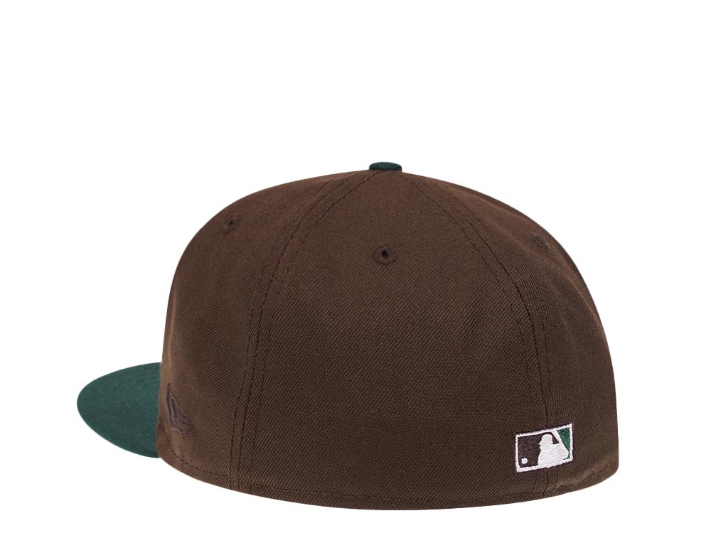New Era Montreal Expos Brown All Star Game 1982 Forest Pink Edition 59Fifty Fitted Gorra